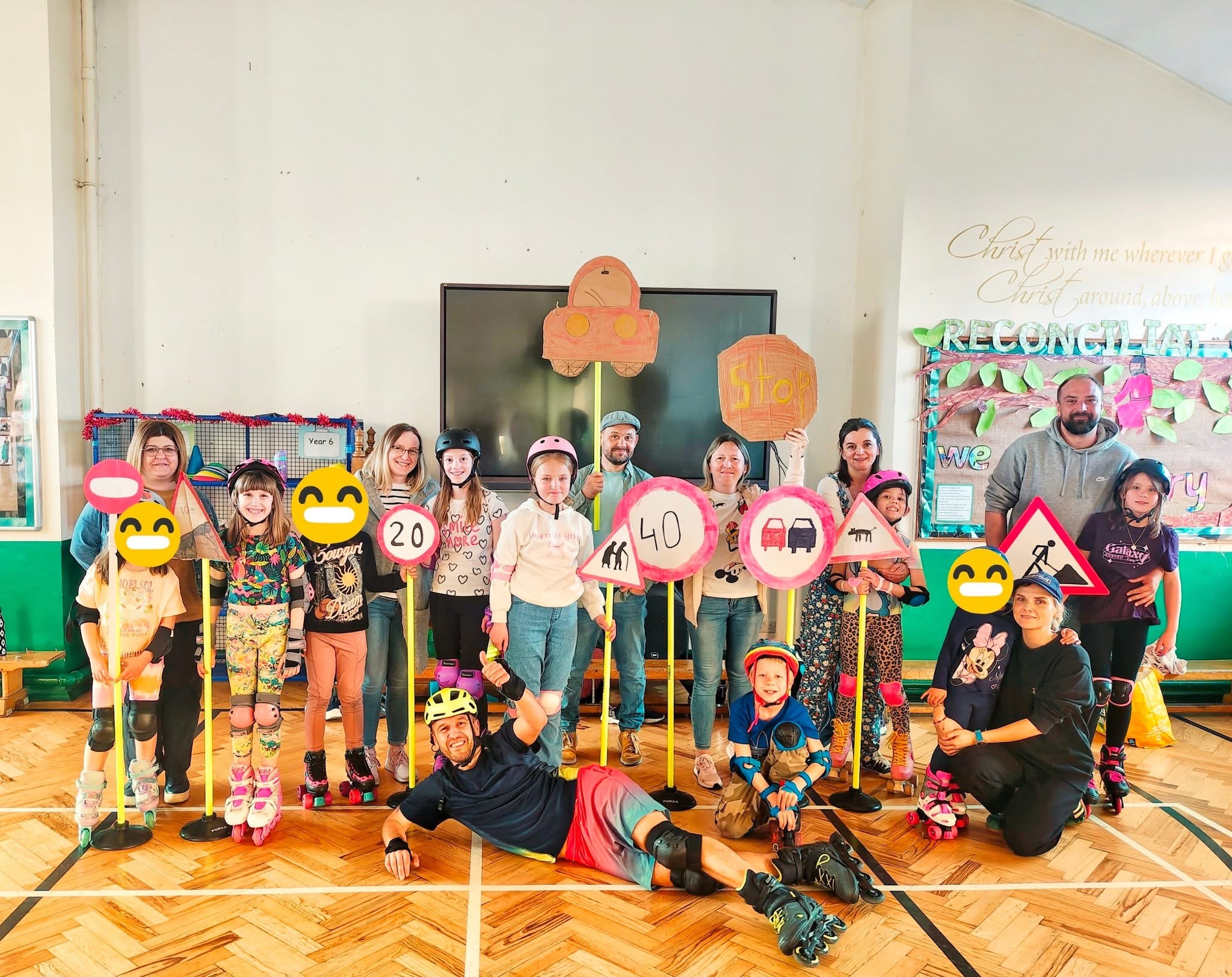 Roller skating and safety