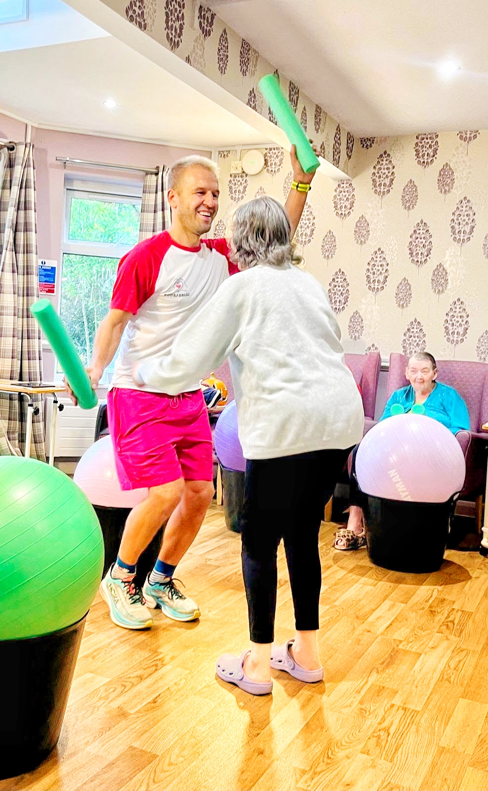 Care home Cardio Drumming