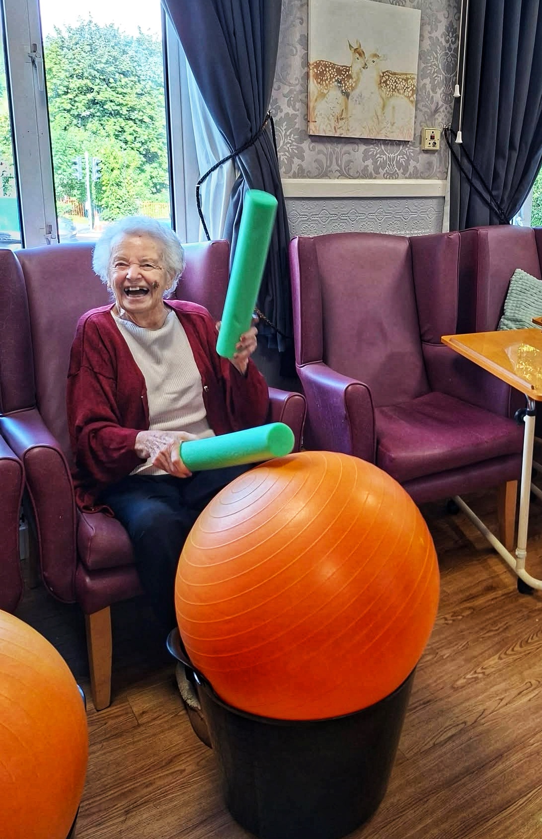 Care home Cardio Drumming