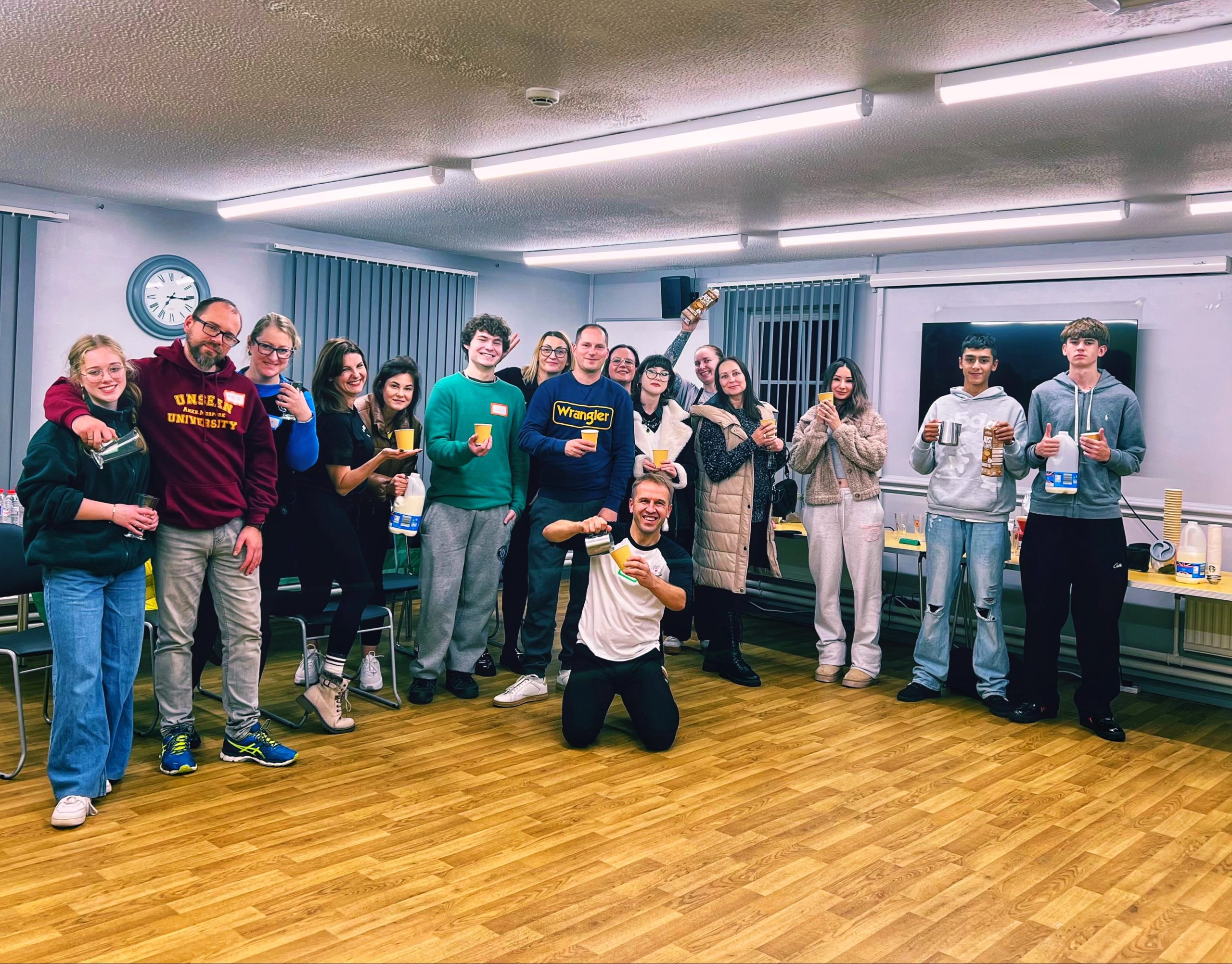 Intergenerational barista workshop